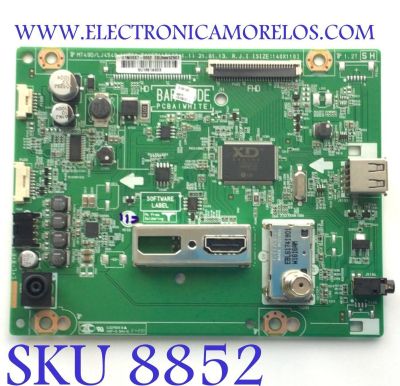 MAIN PARA TV/MONITOR LG / NUMERO DE PARTE EBU66452603 / EAX67115108 / XU18S1A0D3 / PANEL CT270WFDA C03 / DISPLAY LM270WF7 (SJ)(D4) / MODELO 27LP600B / 27LP600B-PU